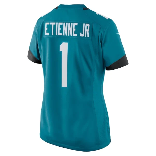 Travis etienne jacksonville jaguars nike womens game jersey Teal L