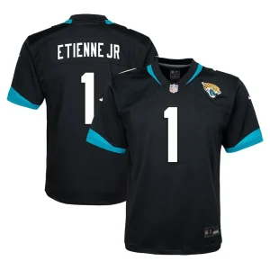 Travis etienne jacksonville jaguars nike youth alternate player game jersey Black