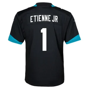 Travis etienne jacksonville jaguars nike youth alternate player game jersey Black Yth L