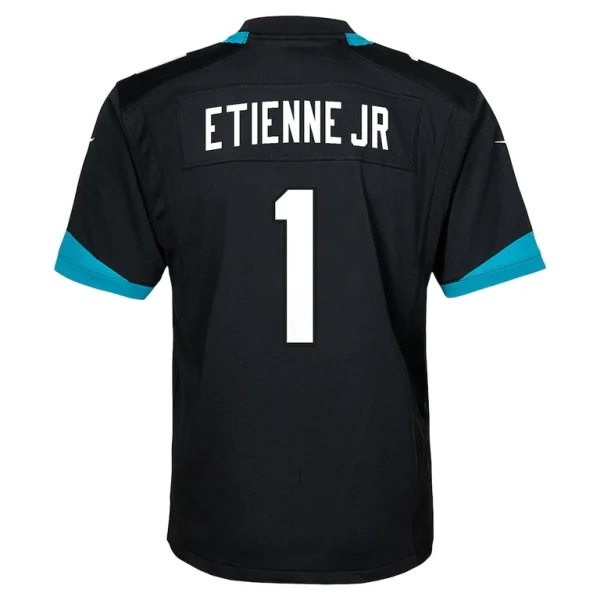 Travis etienne jacksonville jaguars nike youth alternate player game jersey Black Yth L