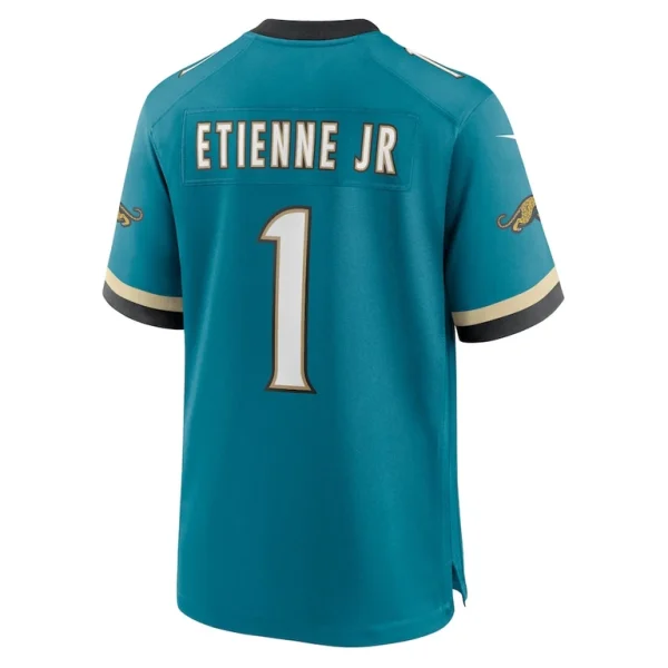 Travis etienne jr jacksonville jaguars nike prowler throwback player game jersey Teal L