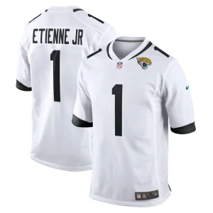 Travis etienne jr. jacksonville jaguars nike game player jersey White