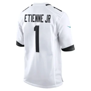 Travis etienne jr. jacksonville jaguars nike game player jersey White L