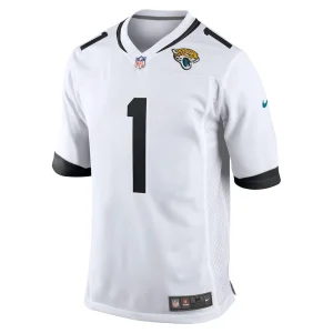 Travis etienne jr. jacksonville jaguars nike game player jersey White M