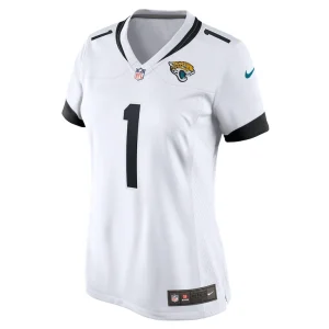 Travis etienne jr. jacksonville jaguars nike womens game player jersey White M