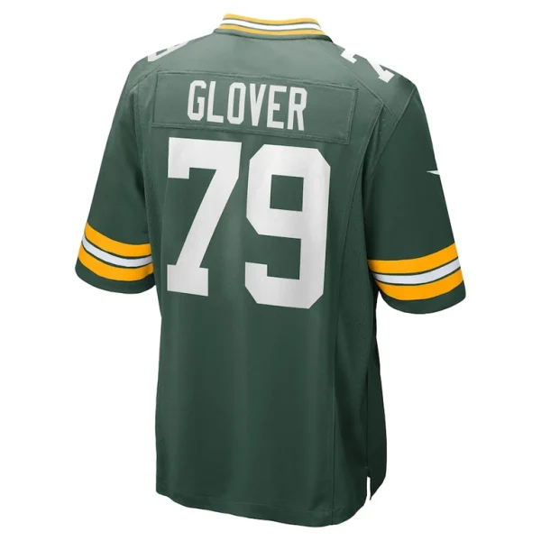 Travis glover green bay packers nike game jersey Green L