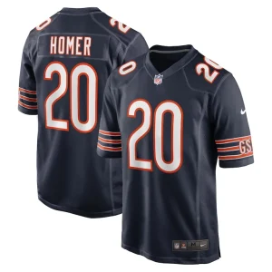 Travis homer chicago bears nike game player jersey Navy