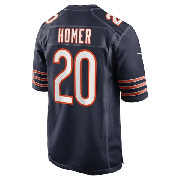 Travis homer chicago bears nike game player jersey Navy L