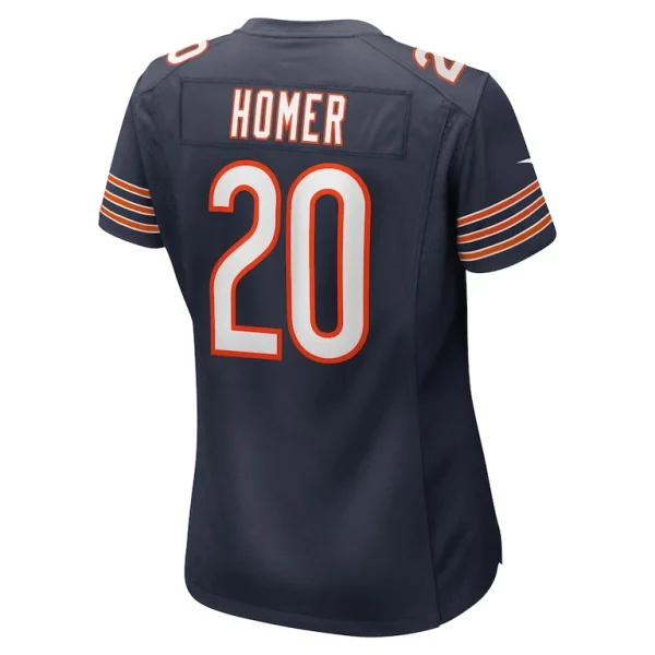 Travis homer chicago bears nike womens game player jersey Navy L