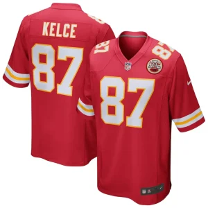 Travis kelce kansas city chiefs nike game jersey Red