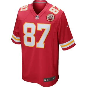 Travis kelce kansas city chiefs nike game jersey Red M