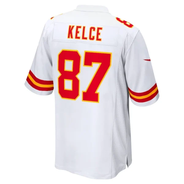 Travis kelce kansas city chiefs nike player game jersey White L