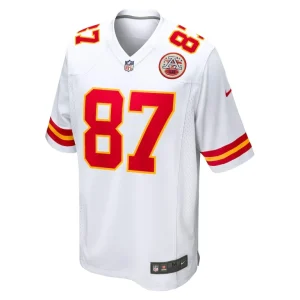 Travis kelce kansas city chiefs nike player game jersey White M