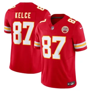 Travis kelce kansas city chiefs nike vapor f.u.s.e. limited jersey Red