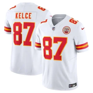 Travis kelce kansas city chiefs nike vapor f.u.s.e. limited jersey White