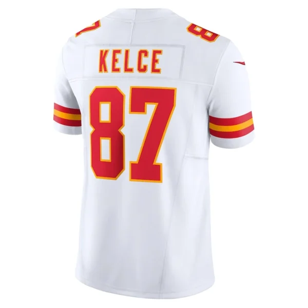 Travis kelce kansas city chiefs nike vapor f.u.s.e. limited jersey White L