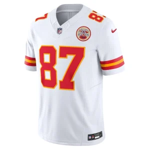 Travis kelce kansas city chiefs nike vapor f.u.s.e. limited jersey White M