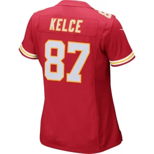 Travis kelce kansas city chiefs nike womens game jersey Red L