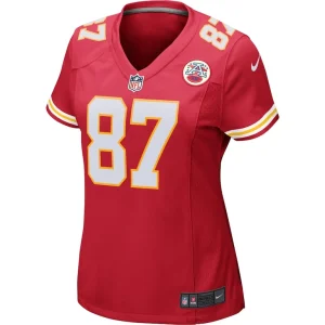 Travis kelce kansas city chiefs nike womens game jersey Red M