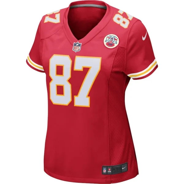 Travis kelce kansas city chiefs nike womens game jersey Red M