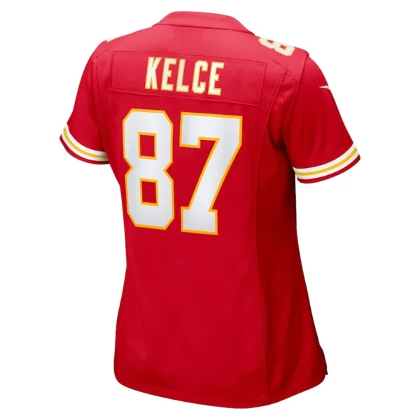 Travis kelce kansas city chiefs nike womens super bowl lix game jersey Red L