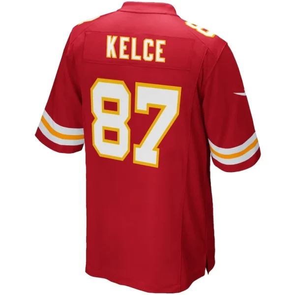 Travis kelce kansas city chiefs nike youth game jersey Red Yth L