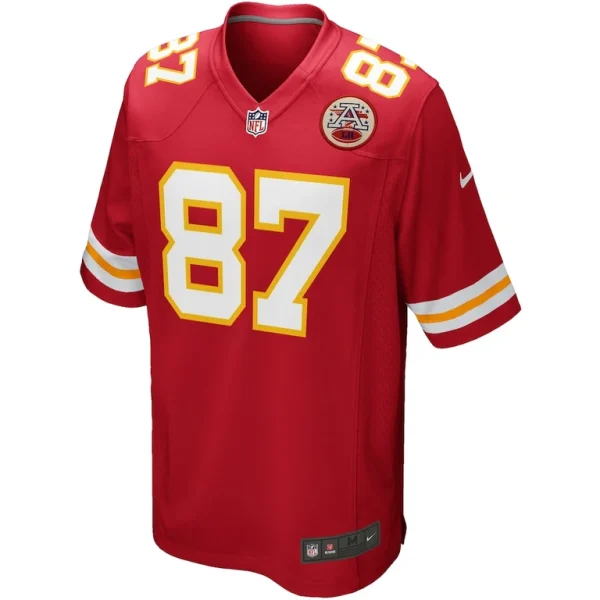 Travis kelce kansas city chiefs nike youth game jersey Red Yth M