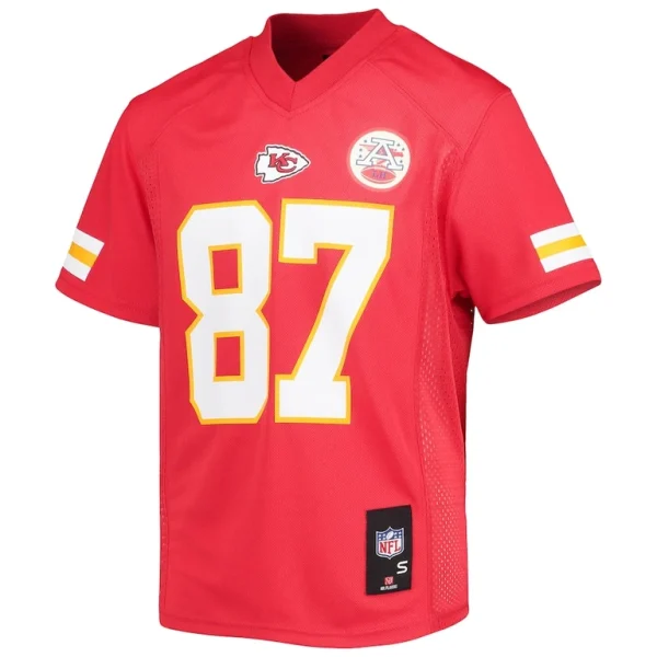 Travis kelce kansas city chiefs youth replica player jersey Red Yth M