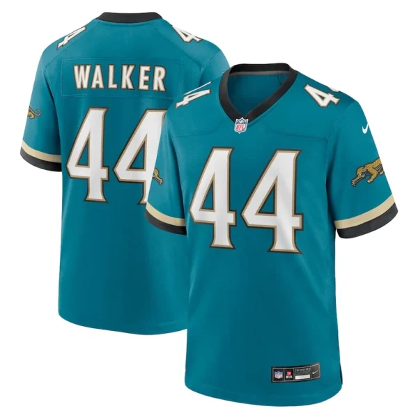 Travon walker jacksonville jaguars nike prowler throwback player game jersey Teal
