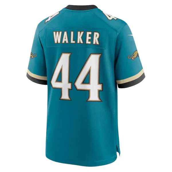 Travon walker jacksonville jaguars nike prowler throwback player game jersey Teal L