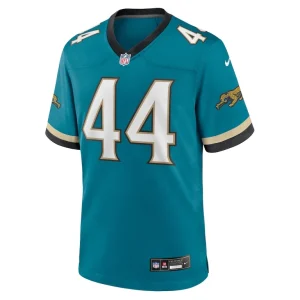 Travon walker jacksonville jaguars nike prowler throwback player game jersey Teal M