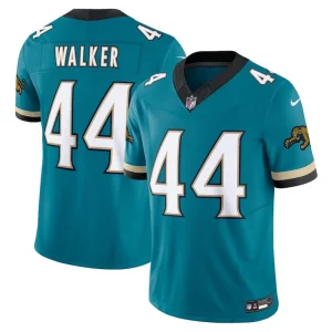 Travon walker jacksonville jaguars nike prowler throwback vapor f.u.s.e. limited jersey Teal