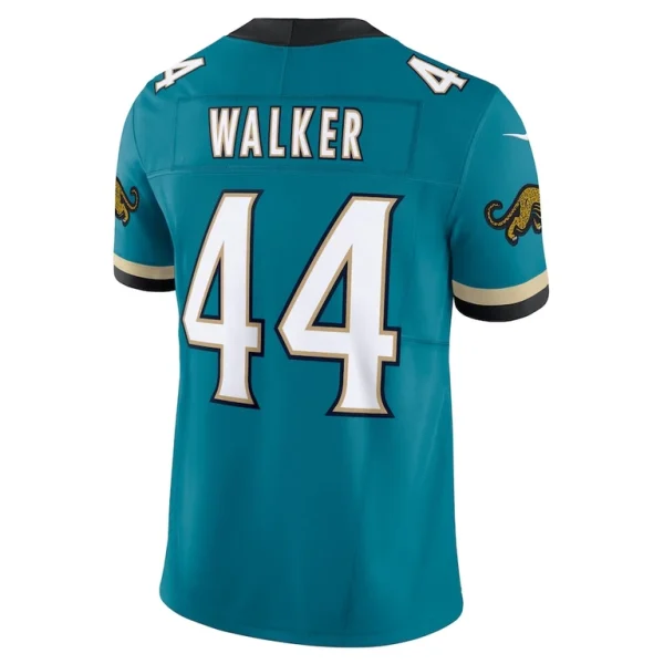 Travon walker jacksonville jaguars nike prowler throwback vapor f.u.s.e. limited jersey Teal L
