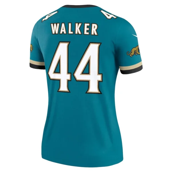 Travon walker jacksonville jaguars nike womens alternate legend player performance top Prowler throwback teal L