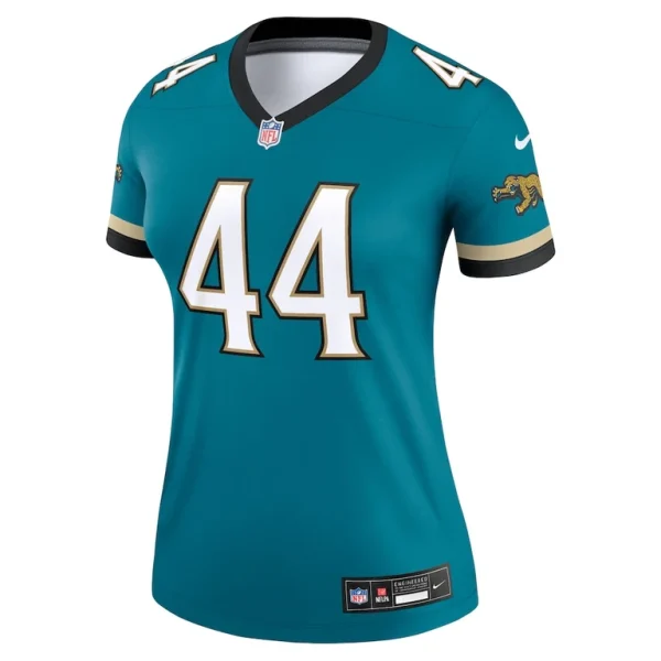 Travon walker jacksonville jaguars nike womens alternate legend player performance top Prowler throwback teal M