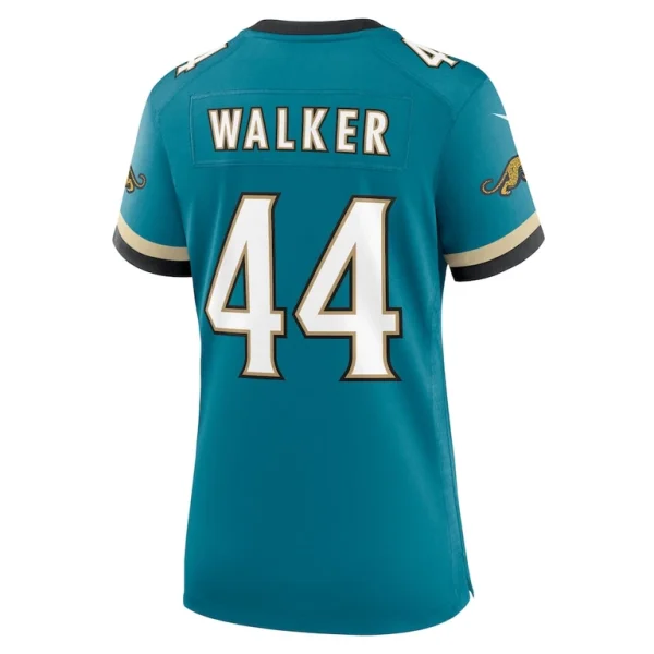 Travon walker jacksonville jaguars nike womens prowler throwback game jersey Teal L
