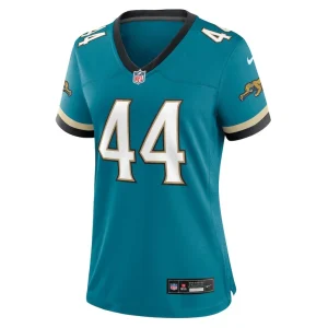 Travon walker jacksonville jaguars nike womens prowler throwback game jersey Teal M