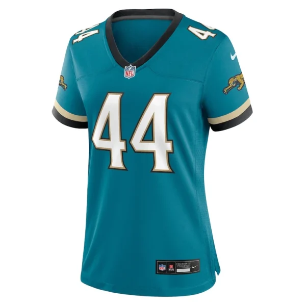 Travon walker jacksonville jaguars nike womens prowler throwback game jersey Teal M
