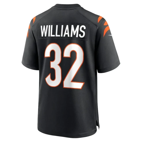 Trayveon williams cincinnati bengals nike game jersey Black L