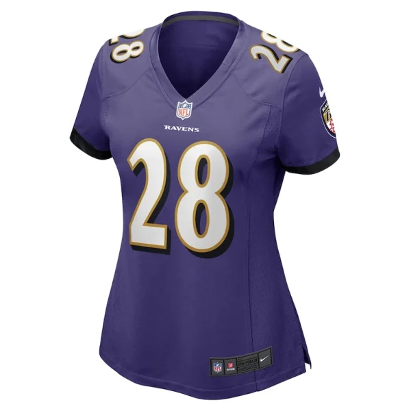 Trayvon mullen jr. baltimore ravens nike womens team game jersey Purple M