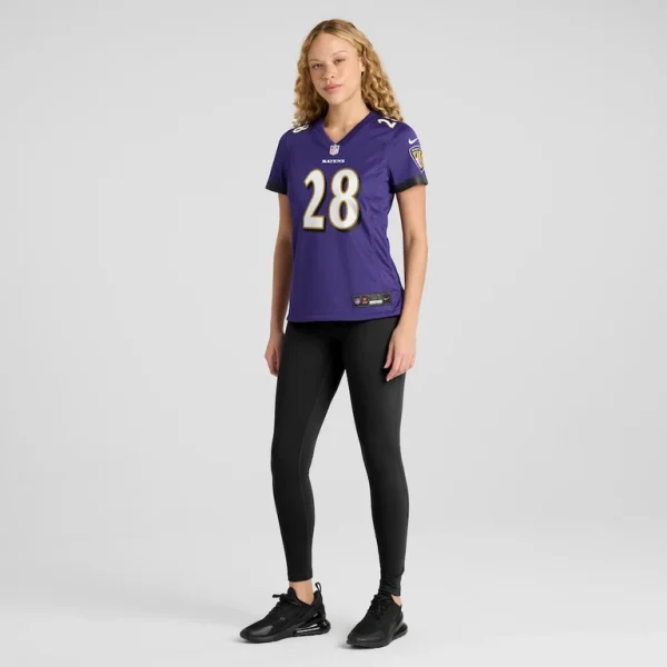Trayvon mullen jr. baltimore ravens nike womens team game jersey Purple XL