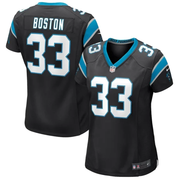 Tre boston carolina panthers nike womens game jersey Black