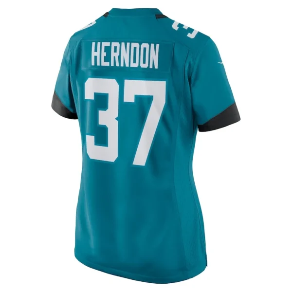 Tre herndon jacksonville jaguars nike womens game jersey Teal L