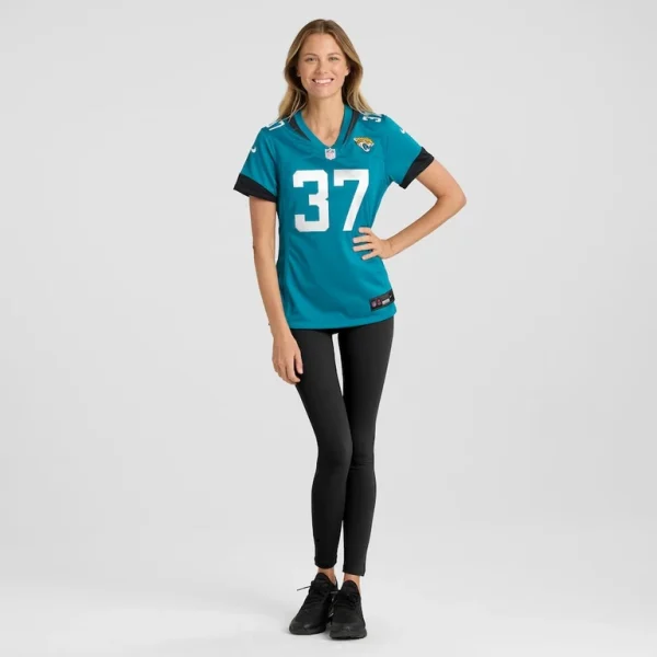 Tre herndon jacksonville jaguars nike womens game jersey Teal XL