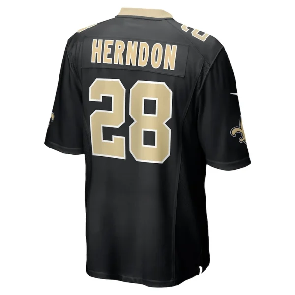 Tre herndon new orleans saints nike game jersey Black L