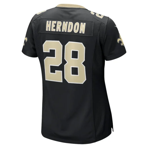 Tre herndon new orleans saints nike womens game jersey Black L