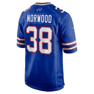 Tre norwood buffalo bills nike team game jersey Royal L