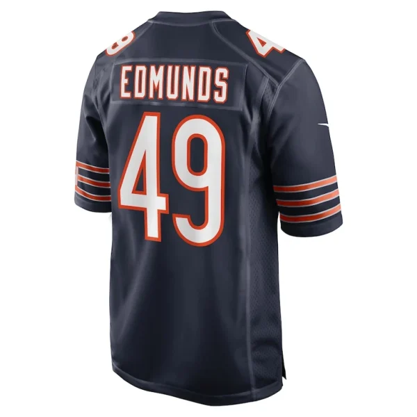 Tremaine edmunds chicago bears nike game player jersey Navy L