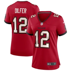 Trent dilfer tampa bay buccaneers nike womens game retired player jersey Red