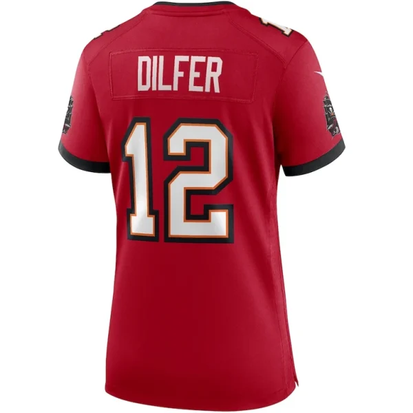 Trent dilfer tampa bay buccaneers nike womens game retired player jersey Red L